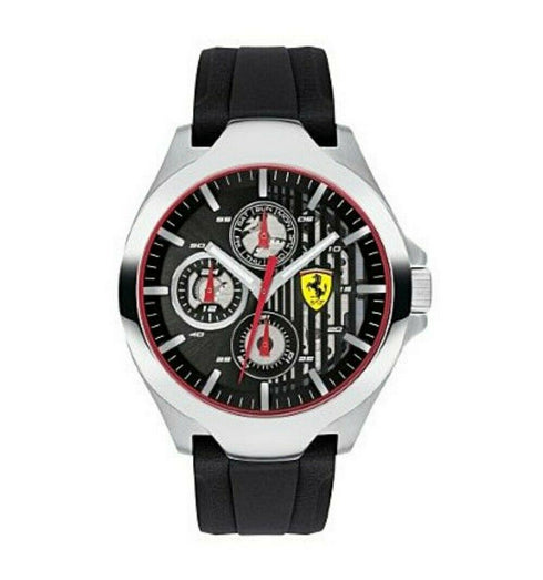 Orologio uomo Scuderia Ferrari FER0830510 Acciaio gomma nero Skeleton deal 5ATM | Gioiellitosti.it